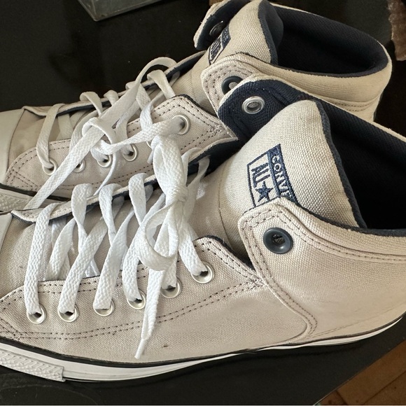 Converse Gray Navy Sneakers - Picture 2 of 4